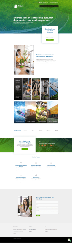 diseño web Serpublicos